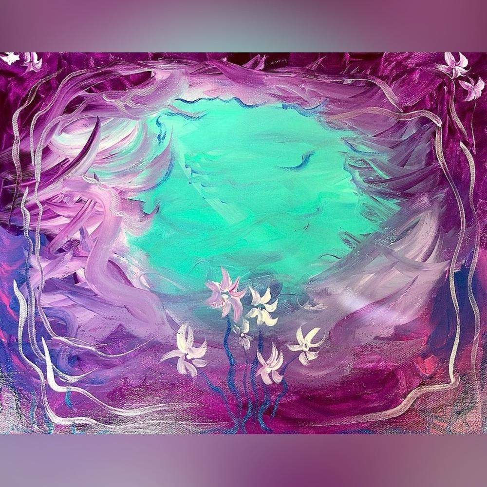 New World Acrylic Painting